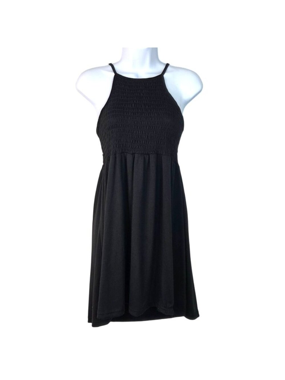 Black Sleeveless Smocked Dress By 5 More Minutes Medium Nap Dress LBD